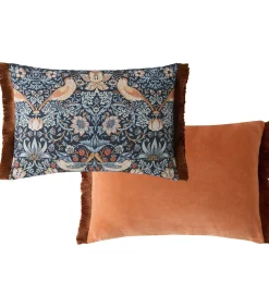 Strawberry Thief Blue Sierkussen