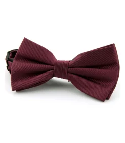 Strik zijde bordeauxrood