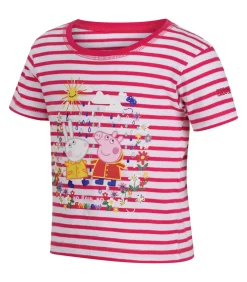 STRIPE - T-shirt - Oud Roze