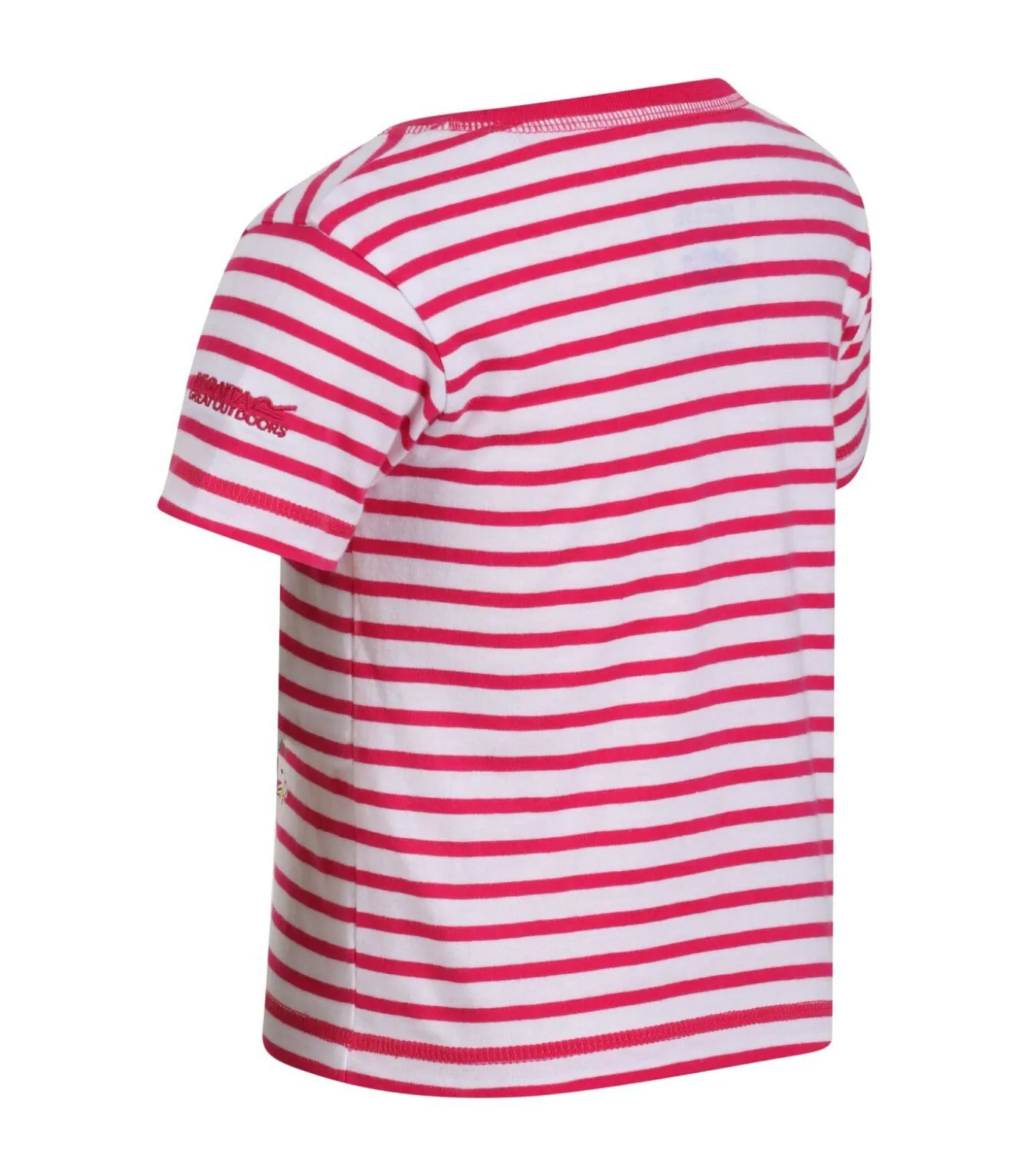 STRIPE - T-shirt - Oud Roze