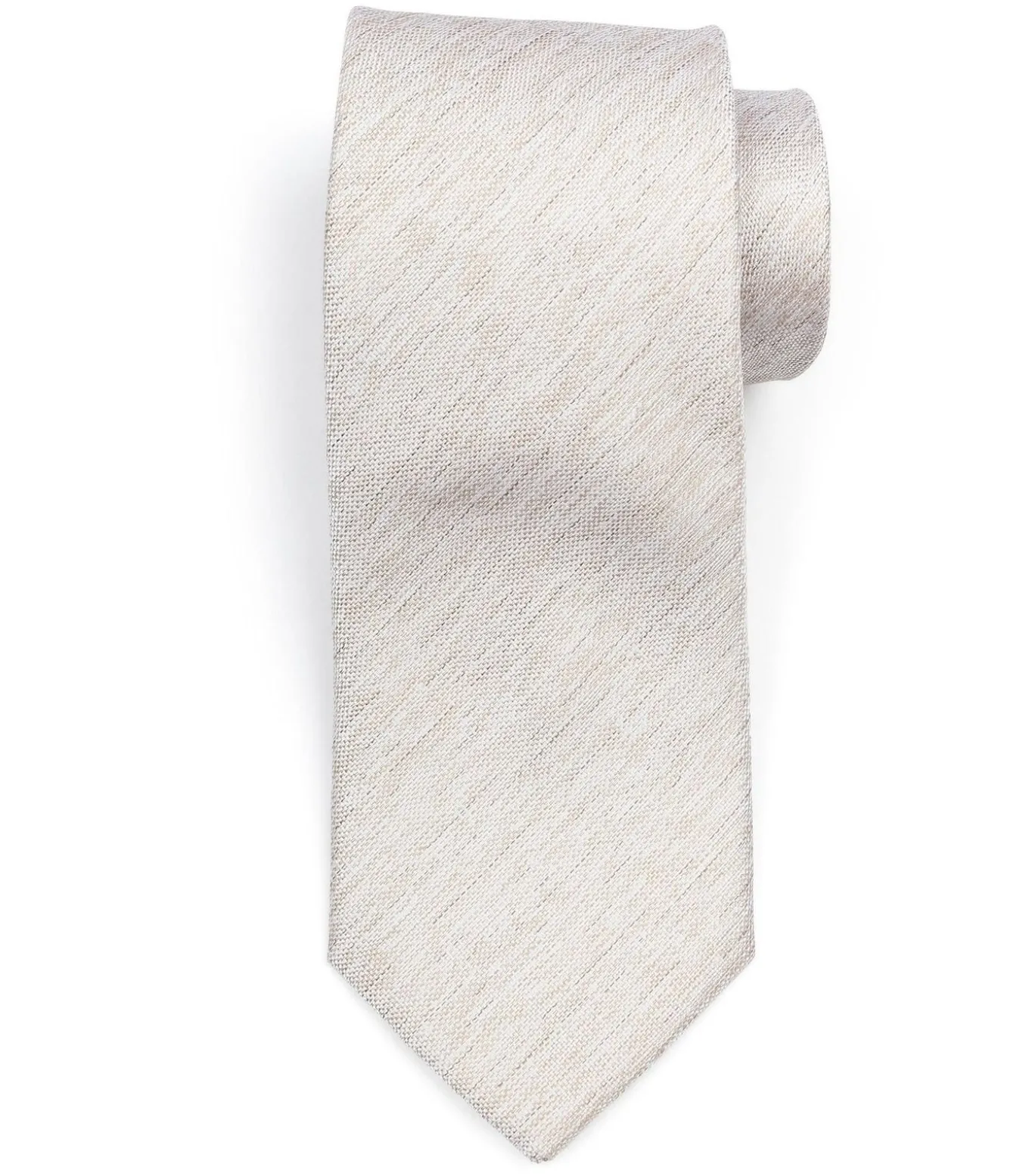 Stropdas Zijde Délavé Beige