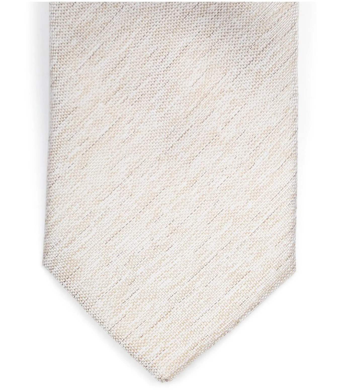 Stropdas Zijde Délavé Beige