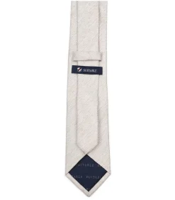 Stropdas Zijde Délavé Beige