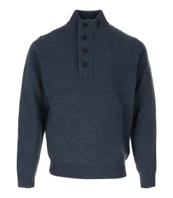 Sweater Essential Patch Half Zip Knited Jumper