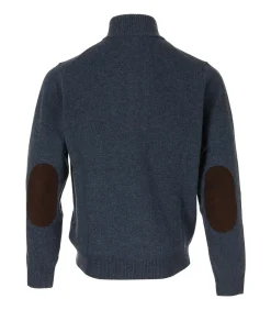 Sweater Essential Patch Half Zip Knited Jumper