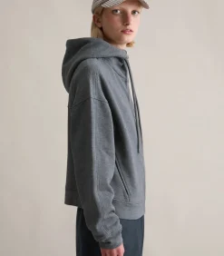 Sweatjack met capuchon relaxed