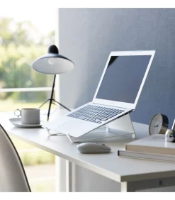 Tablet & Laptop Standaard - Tower - Wit