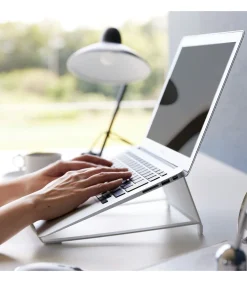 Tablet & Laptop Standaard - Tower - Wit