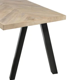 Tablo Tafelblad - Mango Visgraat - White Wash - 5,5x200x90