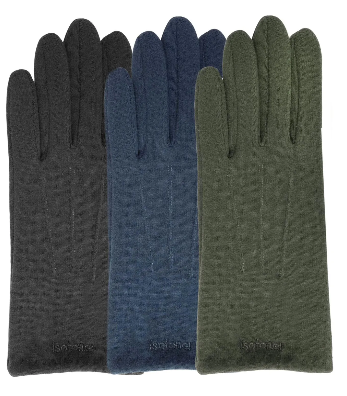 Tactiele handschoenen voor dames Zwart