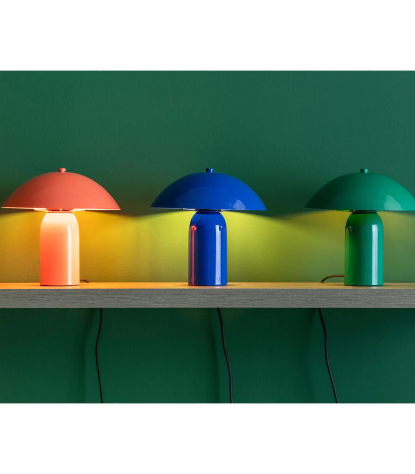 Tafellamp Asuto - Groen - 24x24x23.5cm