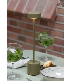 Tafellamp Ganar Led - Groen - 8x8x37.5cm