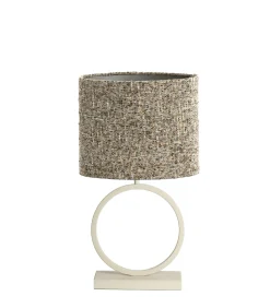 Tafellamp Liva/Osire - Crème/Bruin - 30x15x68cm