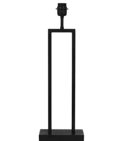 Tafellamp Shiva/Chelsea - Zwart/Zilver - Ø35x84cm