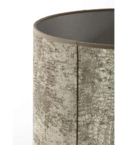 Tafellamp Shiva/Chelsea - Zwart/Zilver - Ø35x84cm