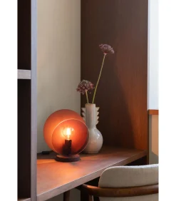 Tafellamp Toledo - Bruin - 22x30x32.5cm