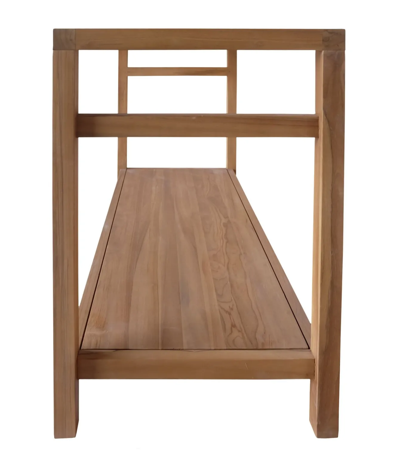 Teak dubbele wastafel 120cm DEWI