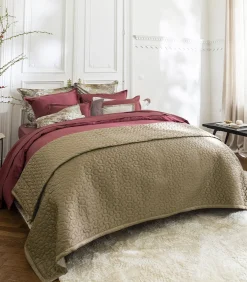 Teophile - Effen hoeslaken in biologisch katoen satijn