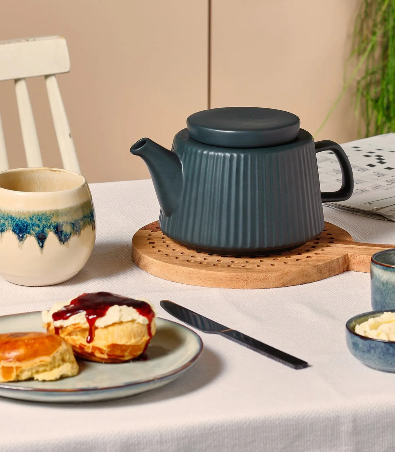 Theepot 100cl zwart Hi!Tea