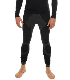 Thermo Legging Heren Premium Zwart Melange