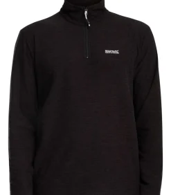 Thompson Marl Fleece Met Halve Rits