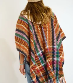 THURZA BIGBEAR Multicolour Poncho