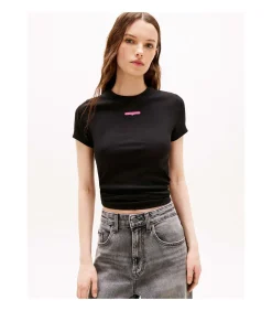 Tjw Slim Script Label Ss Tee Ext