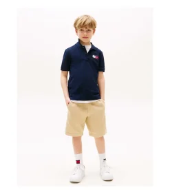 Tommy Script Flag Polo Ss