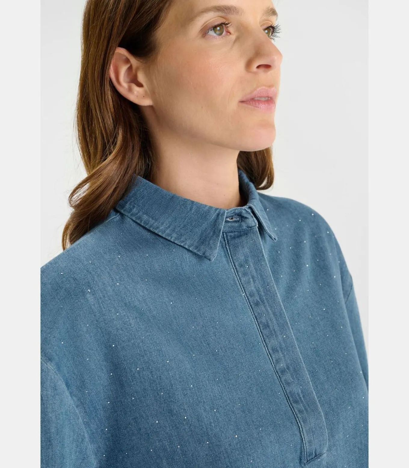 Top van jeans ALBERTA