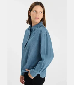 Top van jeans ALBERTA