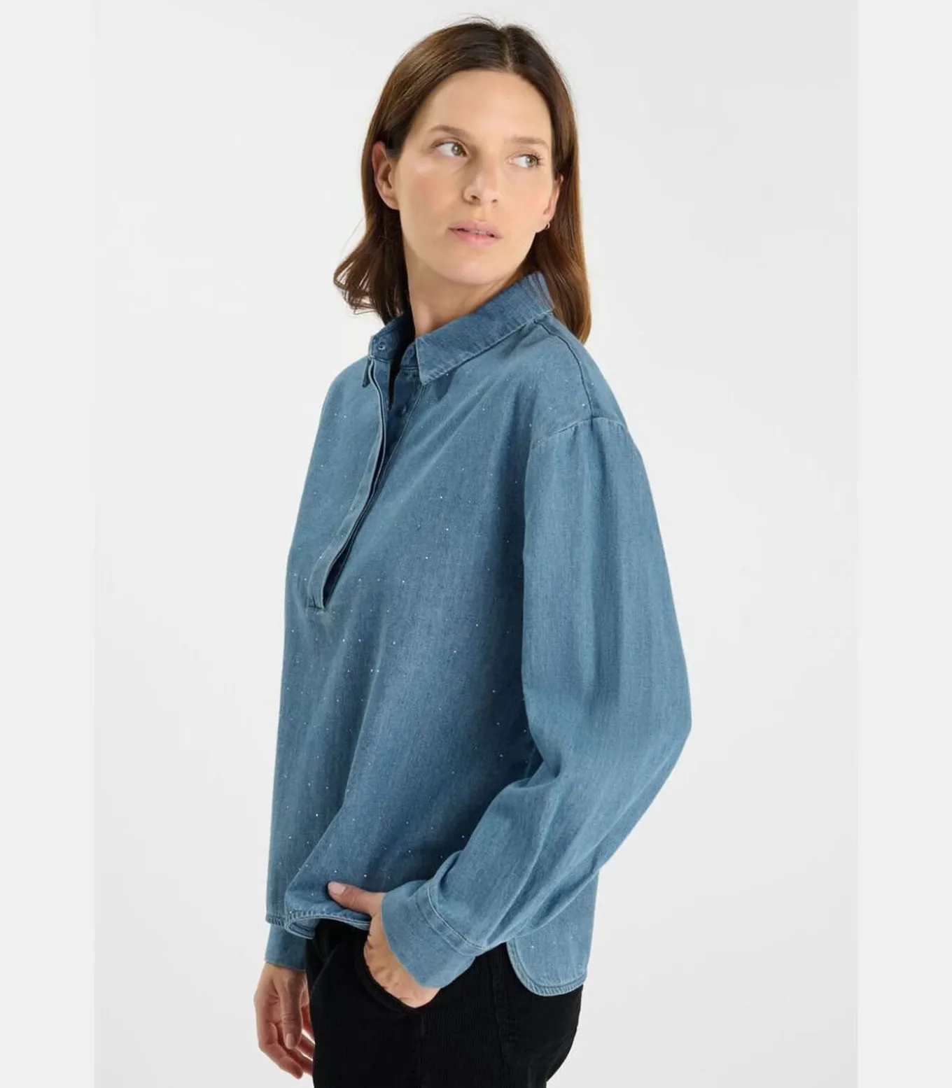 Top van jeans ALBERTA