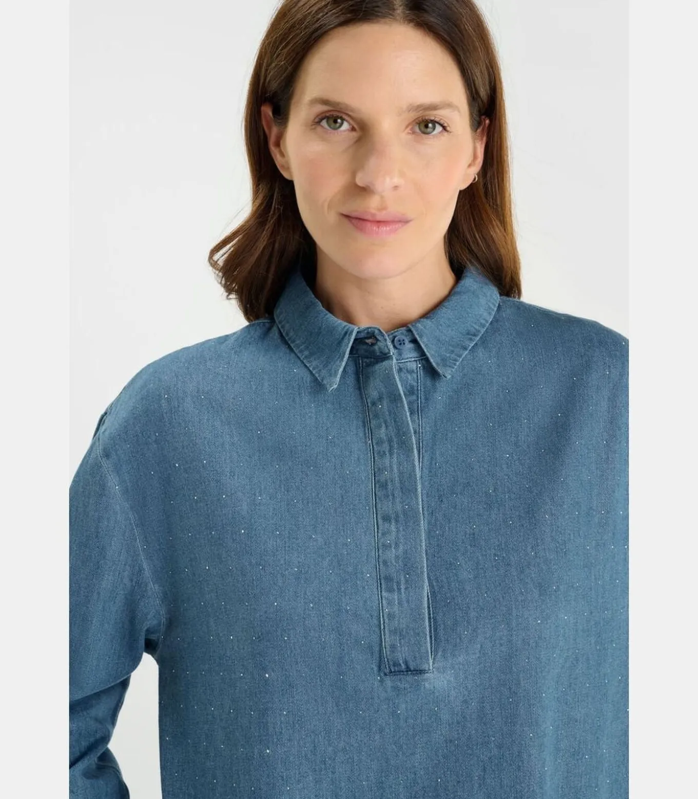 Top van jeans ALBERTA