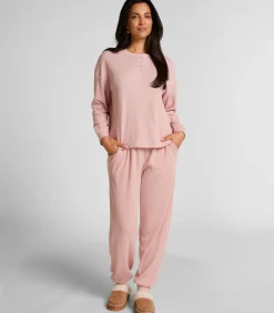 Top van wafelstof Henley