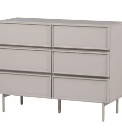 Tours Ladekast 6 Lades - Melamine/ MDF - Zand - 80x120x42