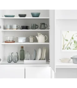 Tower Deksel & pannenhouder verstelbaar - Wit