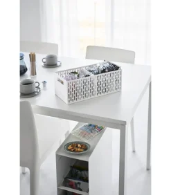 Tower Opbergmanden op wielen 3-laags - Wit