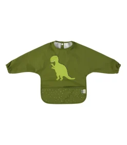 Trixie Waterdicht slabbetje lange mouw - Mr. Dino