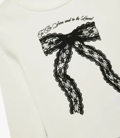 T-shirt Meisjes Lange Mouwen Katoen Figuurprint