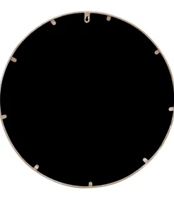 Tuinspiegel rond 60x3 cm ijzer zandkleurig