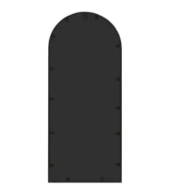 Tuinspiegel 100x45 cm ijzer zwart