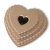 Tulband Bakvorm Tiered Heart Bundt Koper 27 x 25 cm / 2.8 liter