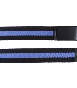 Tweekleurige blauwe touwriem voor heren