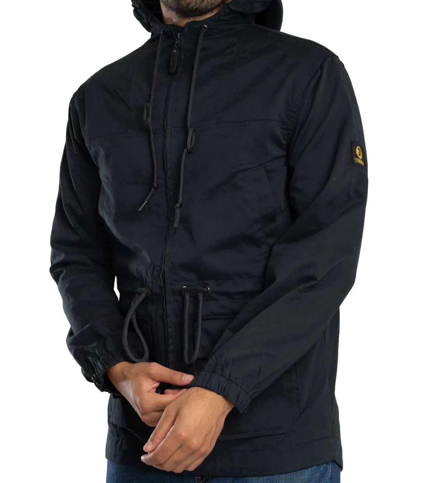 Twill Badged Parka-Jas