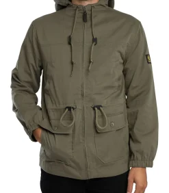 Twill Badged Parka-Jas