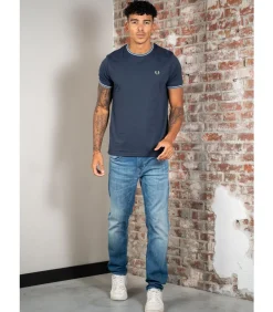 Twin tipped t-shirt - dark airforce light ice bayleaf