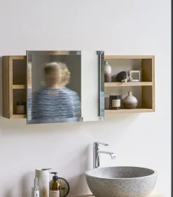 Typo - Toiletkastje van massief teakhout