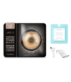 UFO 2 Black Krachtig 2-minuten Gezichtsbehandelingsapparaat voor alle huidtypen