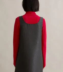 Uitlopende mini jurk regular