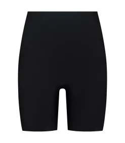 Uni Stretch Midden Taille Kort | Zwart