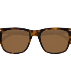 Unisex rechthoekige zonnebril Schildpad